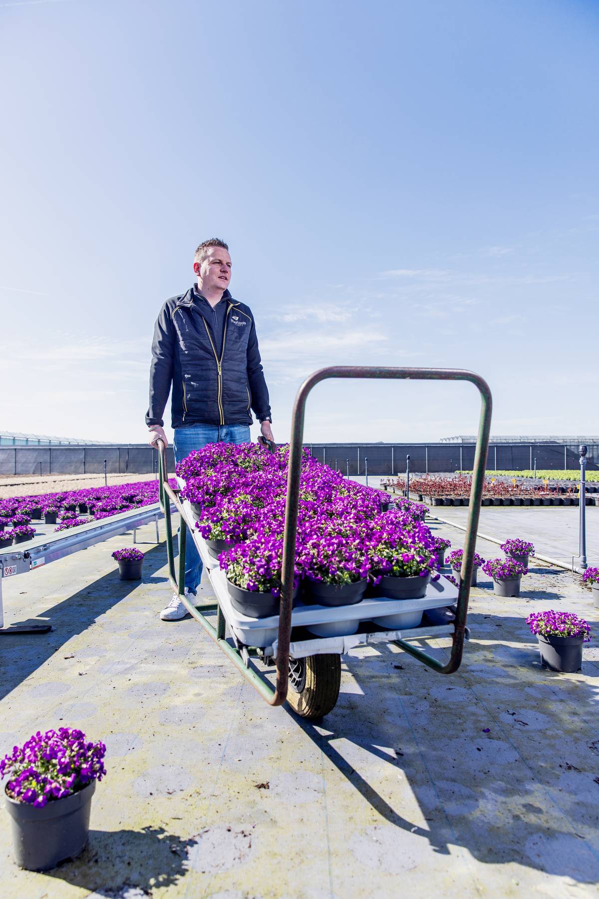 De kweker van Florizon die de buitenteelt naar binnen brengt