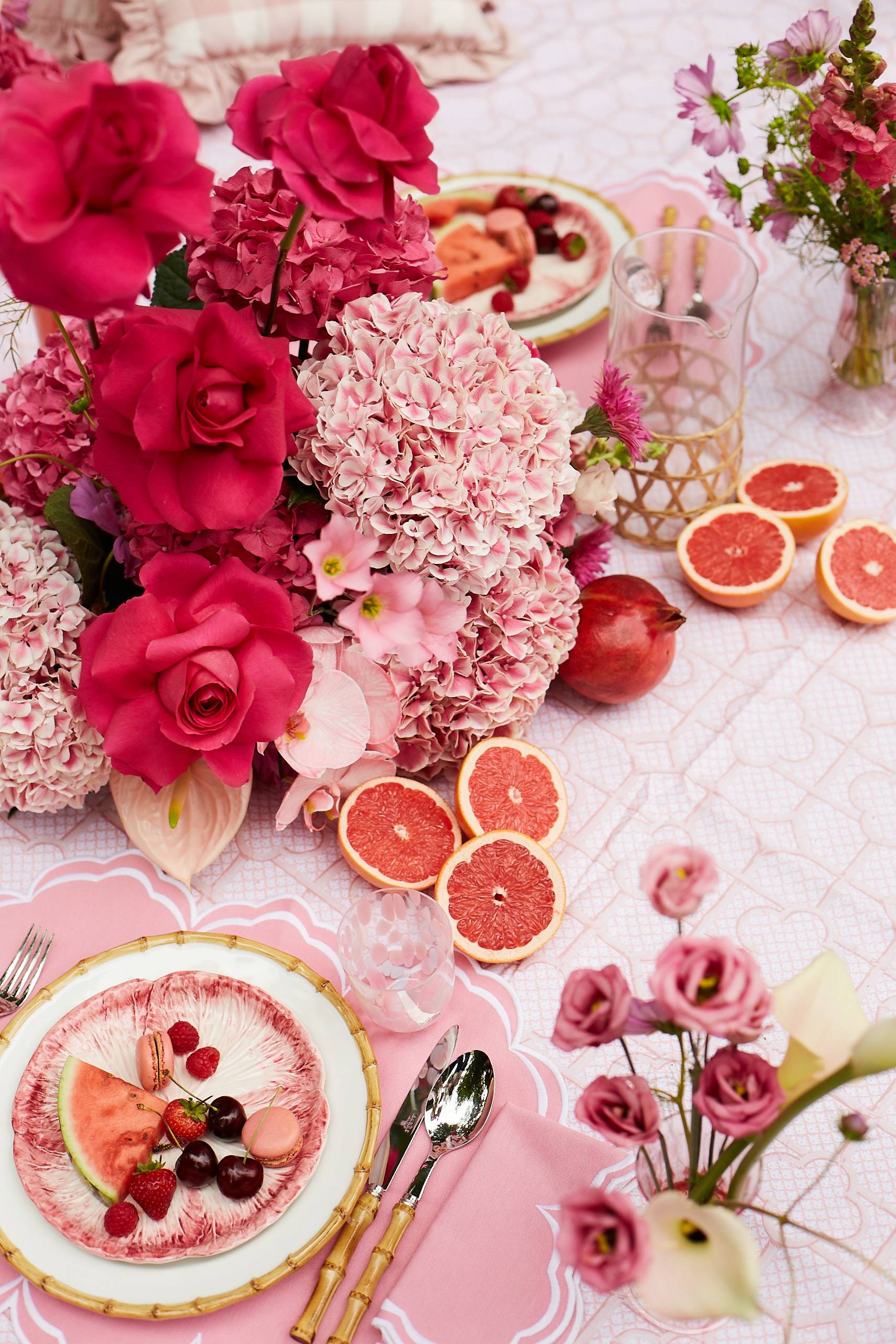 Bruiloft met hortensia