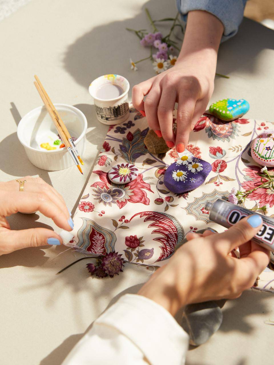 DIY lentebloemen