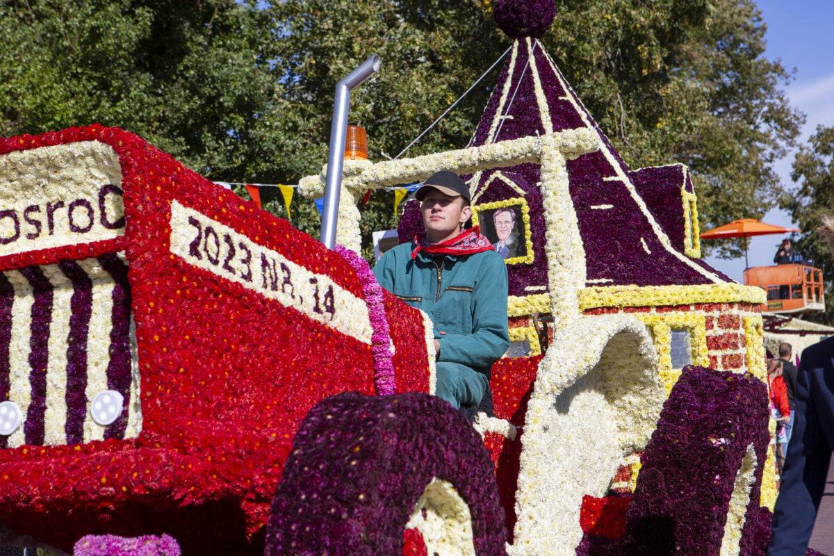 Bloemencorso winkel