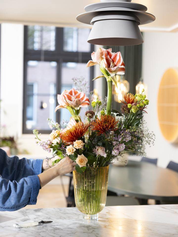 Kerstboeket met Amaryllis