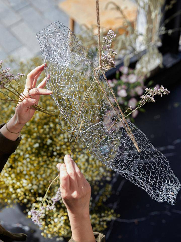 Yoko Negi kippengaas bloemenwolk