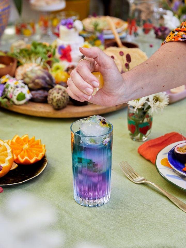 Zomers recept eetbare bloemen
