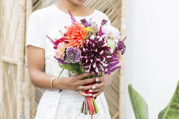 Dahlia bruiloft