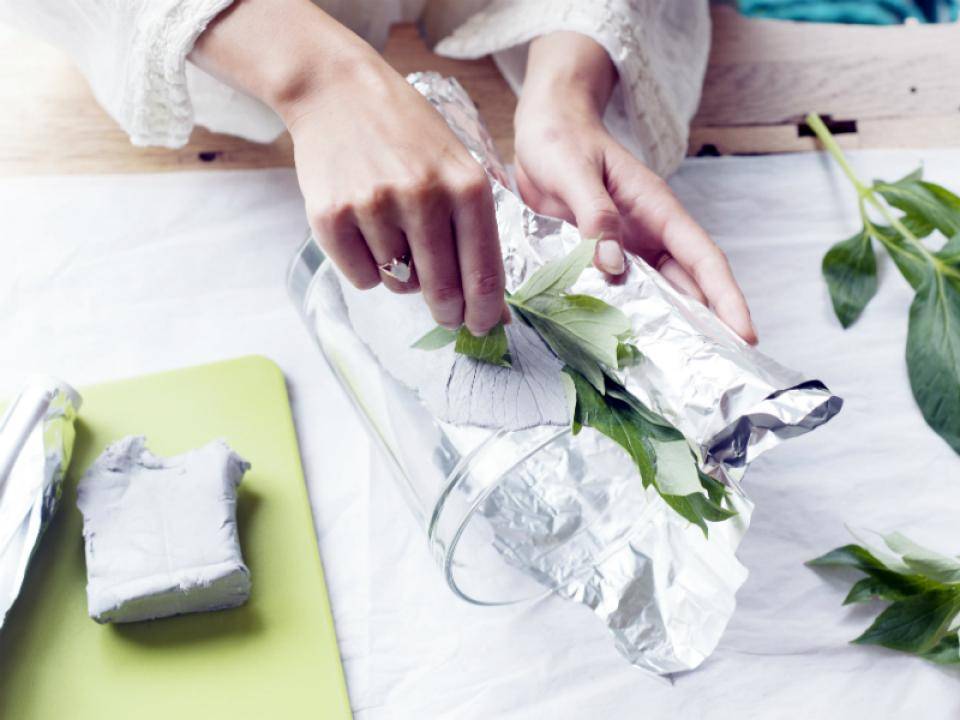 DIY vaas met pioenroos