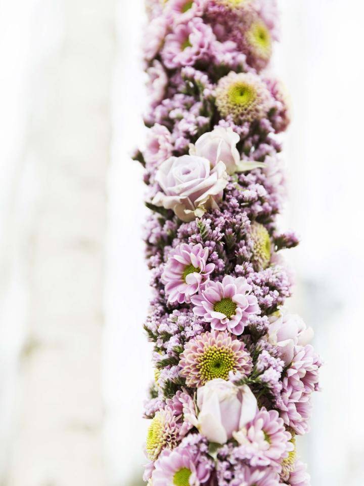 Rouw bloemen