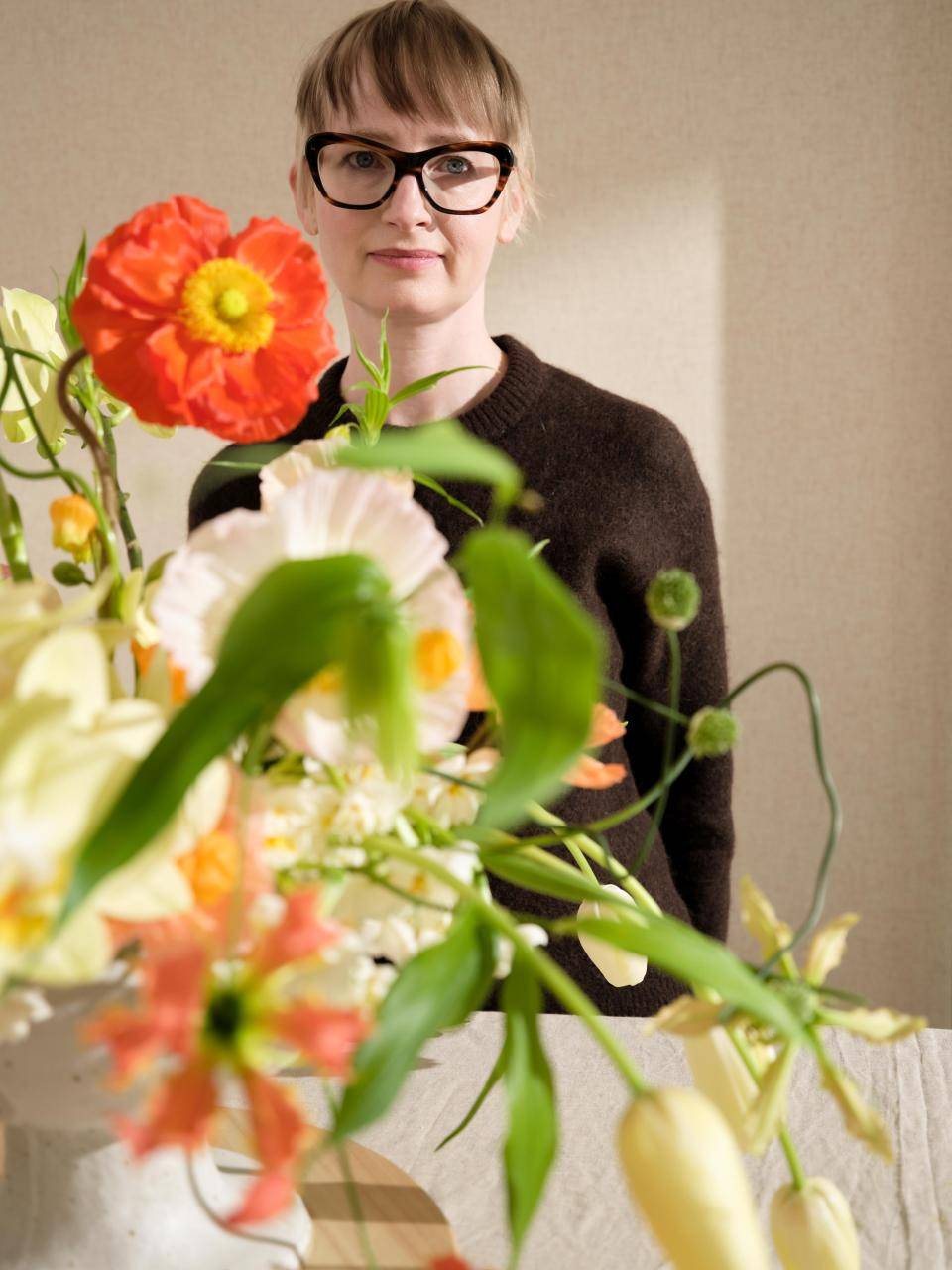 Floral artist Kasia Borowiecka