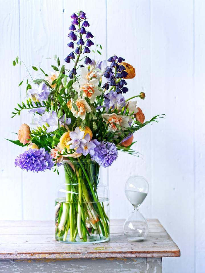 boeket voorjaarsbloemen