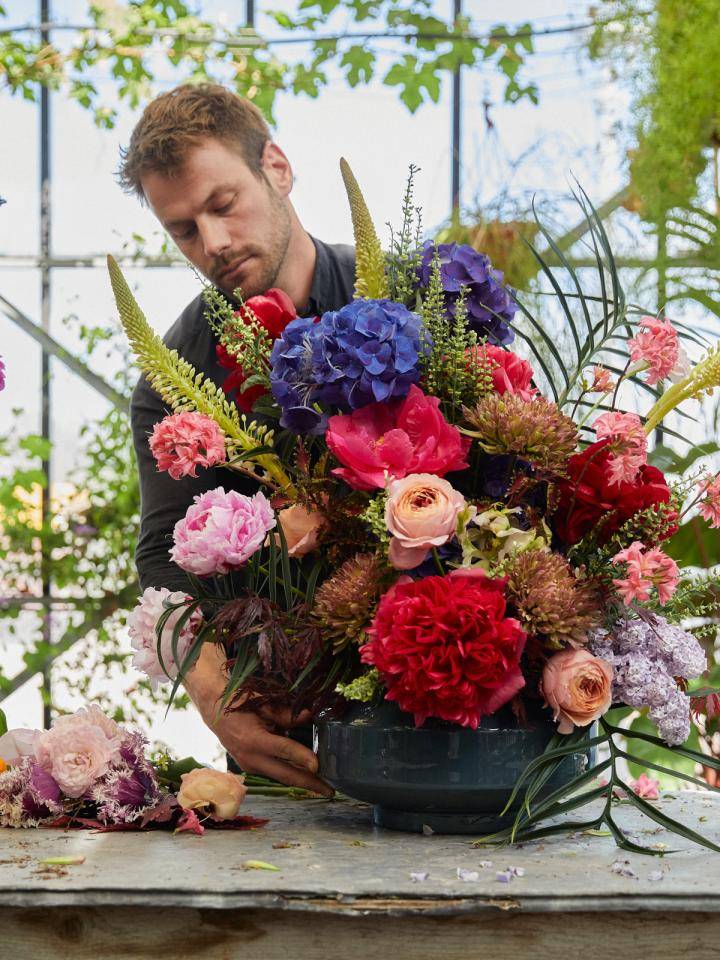 Floral artist A.P. Bloem