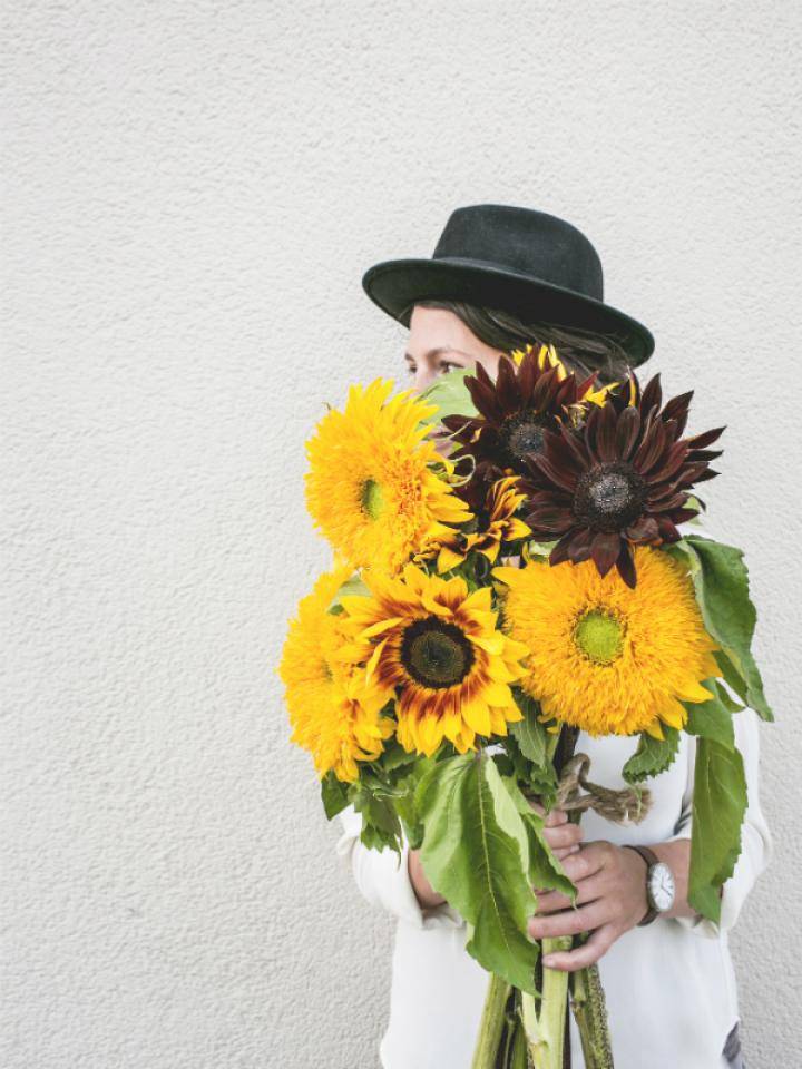 zonnebloemen